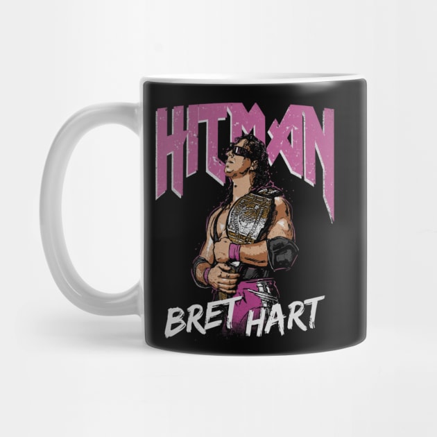 Bret Hart Hitman Pop by MunMun_Design